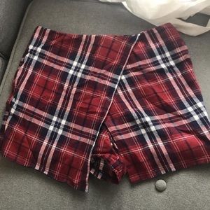 Urban Renewal Plaid Skort